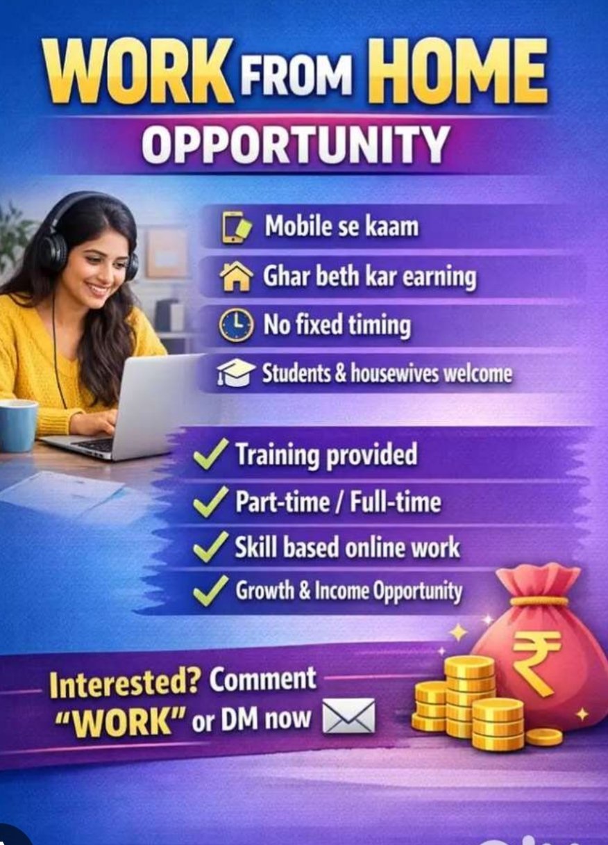 Part time job work from home