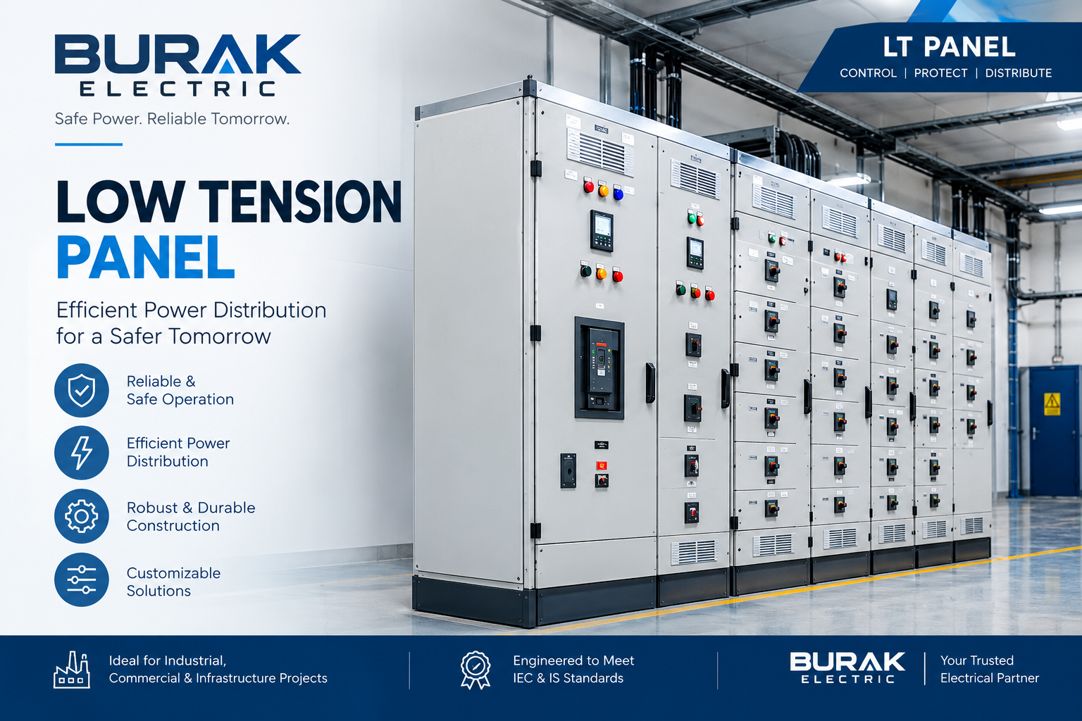 Electrical LT Panel for Multi-Feeder Power Distribution
